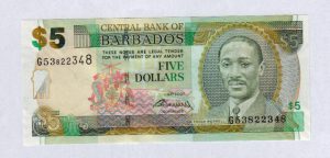ברבדוס - שטר 5$ 2007 Barbados