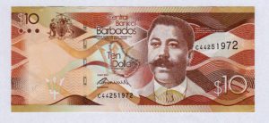 ברבדוס - שטר 10$ 2013 Barbados