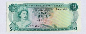איי בהמס - שטר 1$ 1974 Bahamas