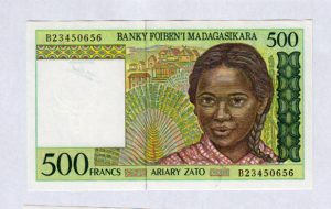 מדגסקר - שטר 500 פרנק 1994 Madagascar